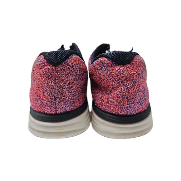 Nike Womens Shoes Flyknit Lunar 3 Size 9.5 Athletic Sneaker Running Bright Pink - Picture 6 of 6
